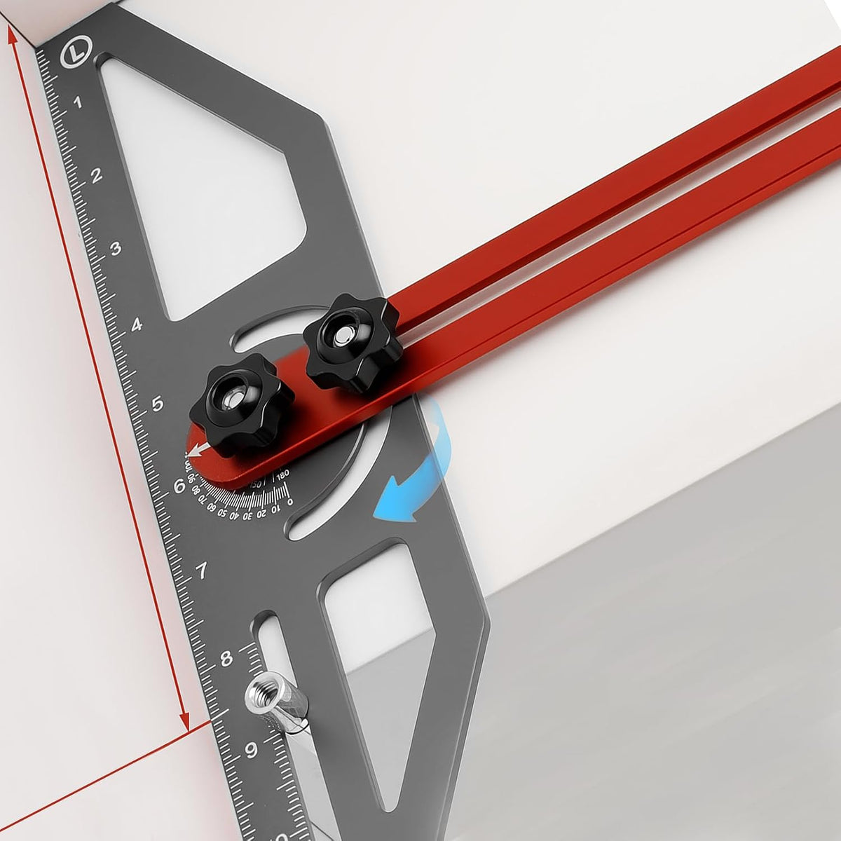 ALDASKAD Stair Tread Template Tool with Adaptive Groove Technology