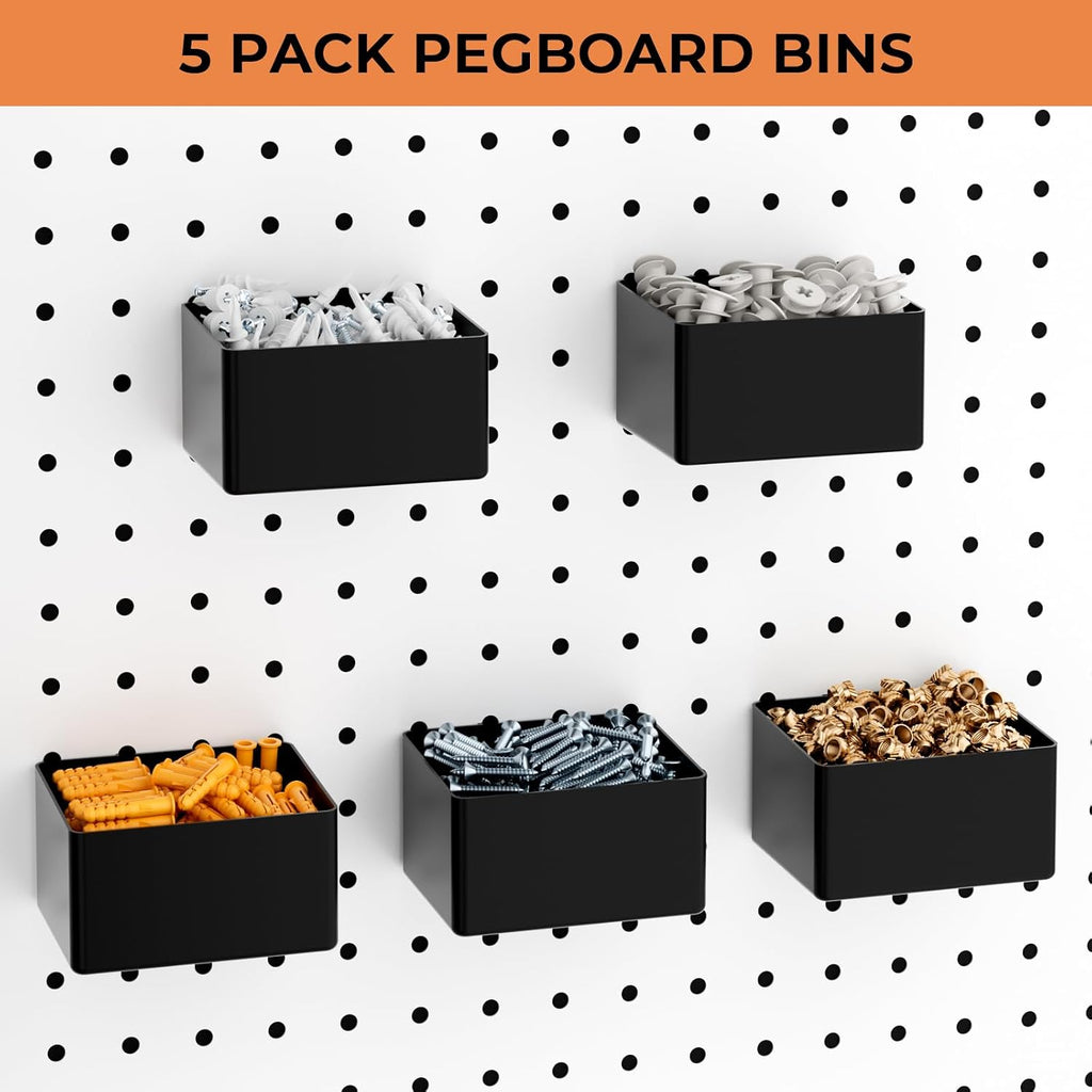 ALDASKAD 120-Piece Pegboard Hooks & Bins Organizer Accessory Kit