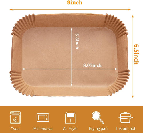Aldaskad 100PCS Air Fryer Parchment Liners Ninja DZ201