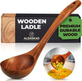 Woodenhouse Teak Wood Cooking Utensil Set for Non-Stick Cookware