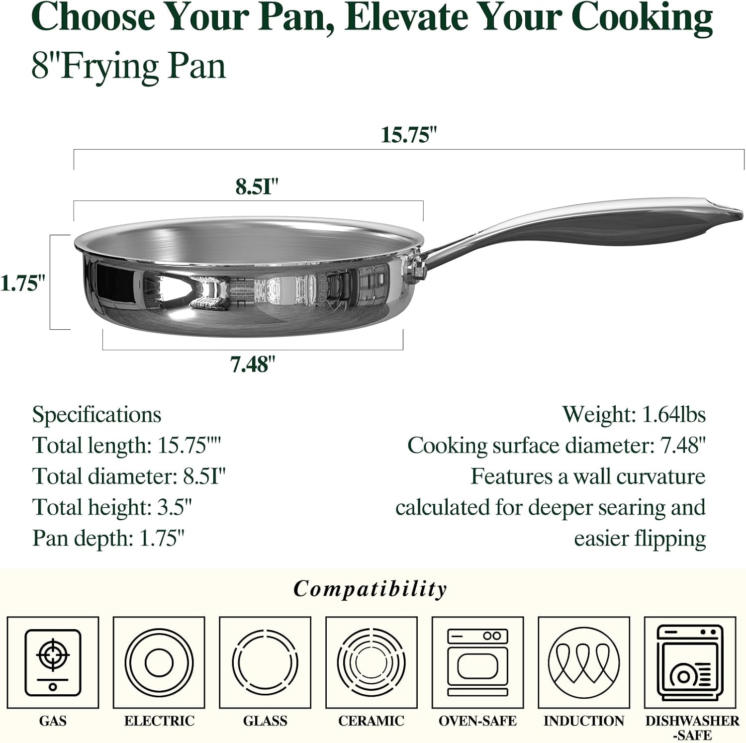 Aldaskad Stainless Steel Mixing Bowls Set with Airtight Lids