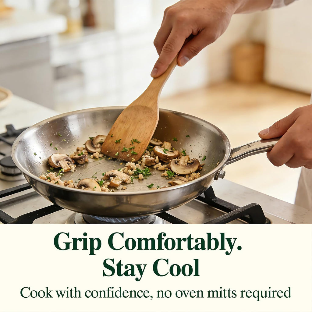 Aldaskad Stainless Steel Mixing Bowls Set with Airtight Lids