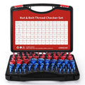 ALDASKAD 80-Piece Nut and Bolt Thread Checker Set (43 SAE & 37 Metric)