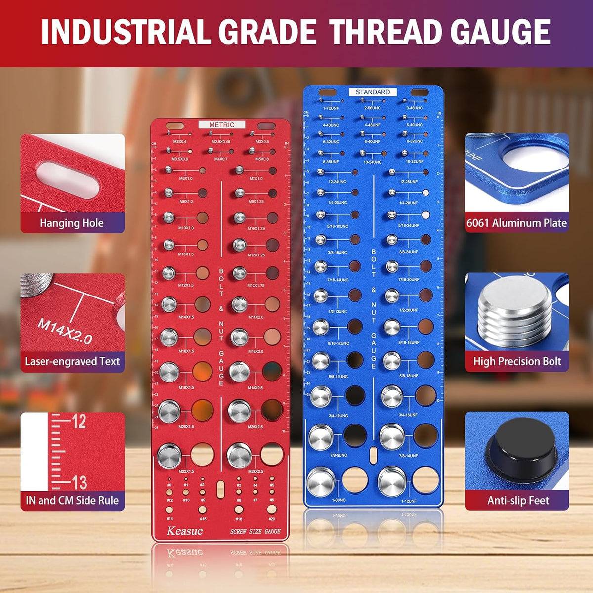 ALDASKAD Multi-Angle Measuring Ruler & Layout Template Tool