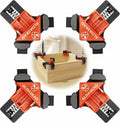 ALDASKAD 4-Piece 90-Degree Corner Clamp Set for Woodworking