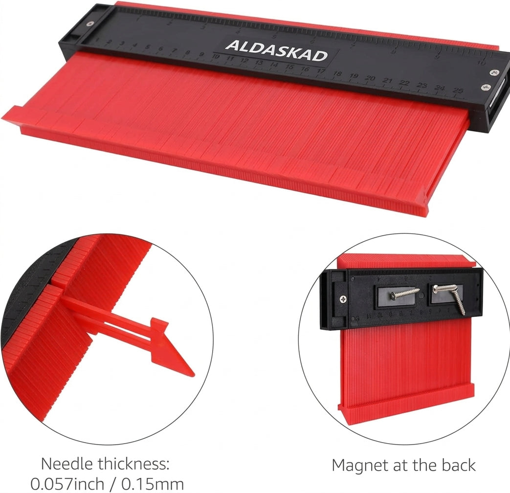 ALDASKAD 44-Piece Nut and Bolt Thread Checker Set