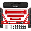 ALDASKAD Heavy-Duty Aluminum Stair Tread Template Tool with Triangular Brace & Edge Flip Stops (12" to 67")