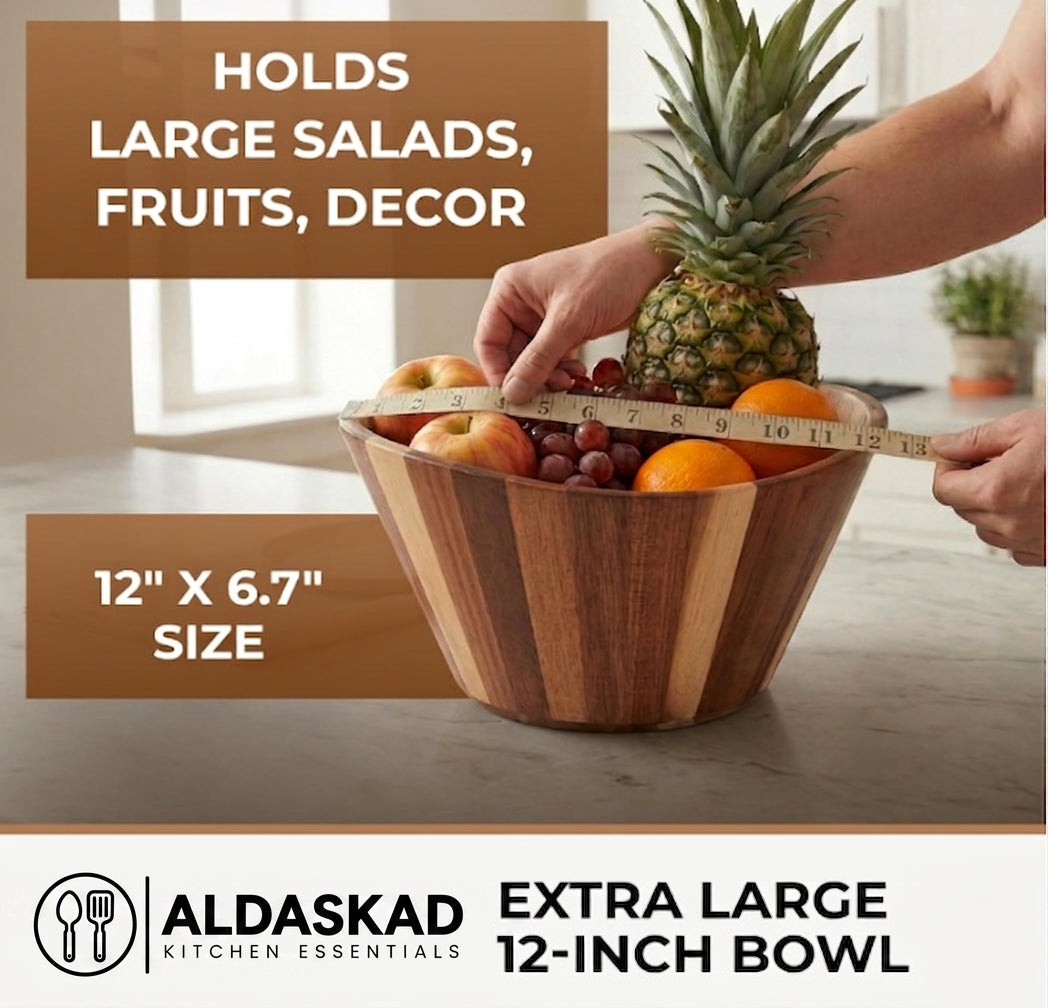 Woodenhouse Extra Large Acacia Wood Cutting Board and Serving Platter