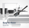Aldaskad Heat-Resistant Silicone Spatula Set for Non-Stick Cookware