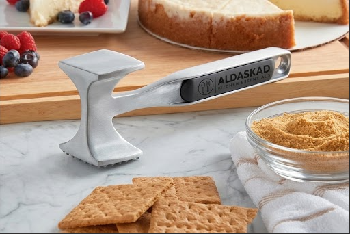 Aldaskad Meat Tenderizer Mallet – Dual-Sided Heavy Duty Meat Pounder for Steak, Chicken, & Pork – Ergonomic Soft-Grip Handle Kitchen Tool
