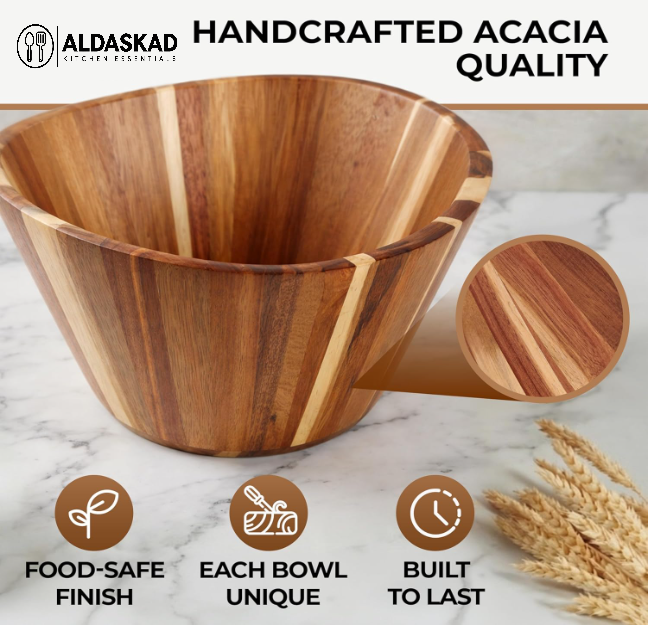 Woodenhouse Extra Large Acacia Wood Cutting Board and Serving Platter